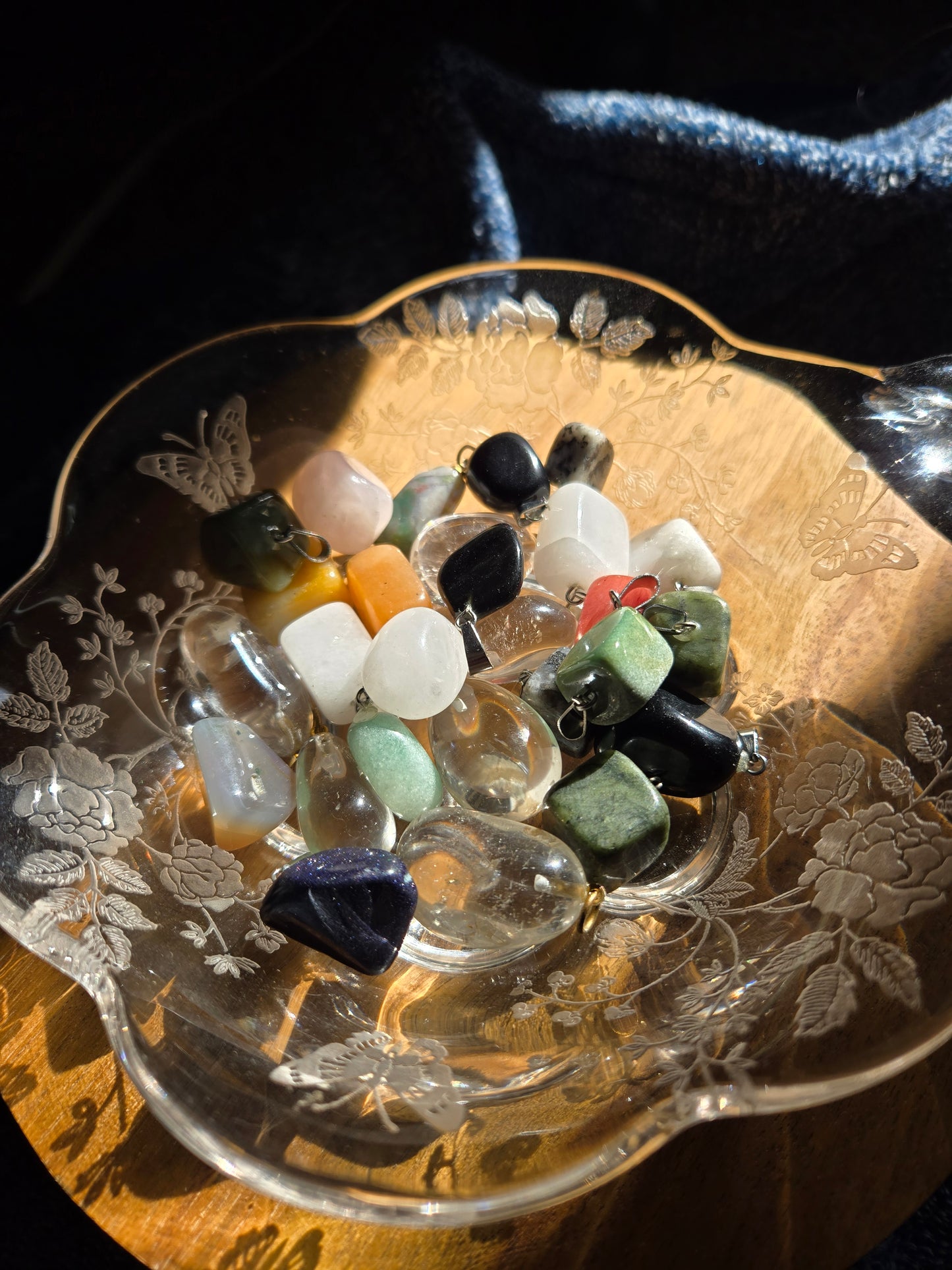 Crystal Carving Pendants