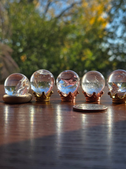 Small Crystal Spheres